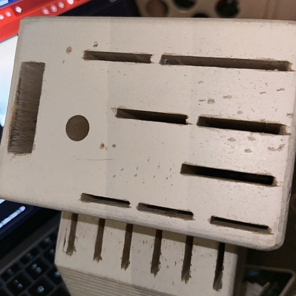 Farberware 14-Piece Knife space Whitewash Block‎ - Picture 3 of 5